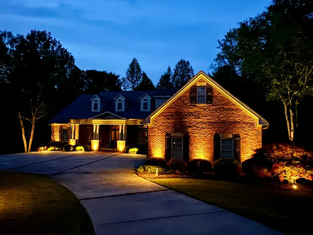 Low-voltage, lighting design and installation by QUIETT SCAPES