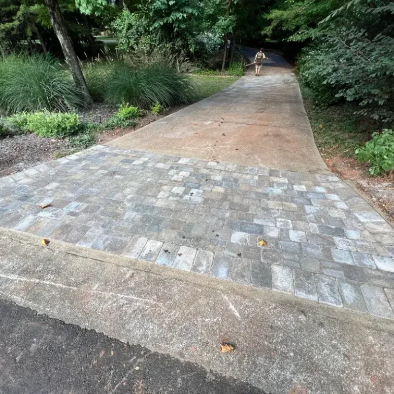 Paver Driveway Apron By Quiett Scapes