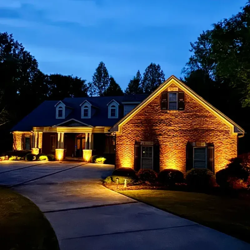 Low-voltage, lighting design and installation by QUIETT SCAPES