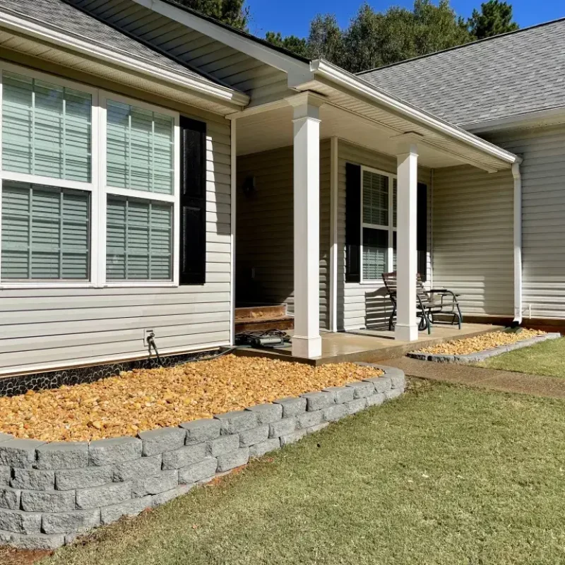 Rock Landscape bed By Quiett Scapes